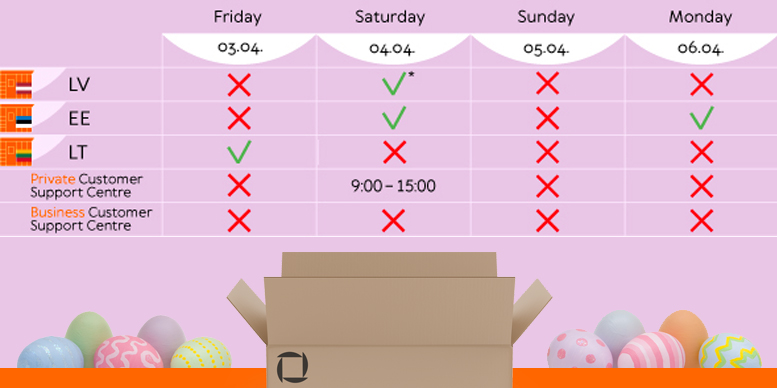 Omniva working hours during holidays